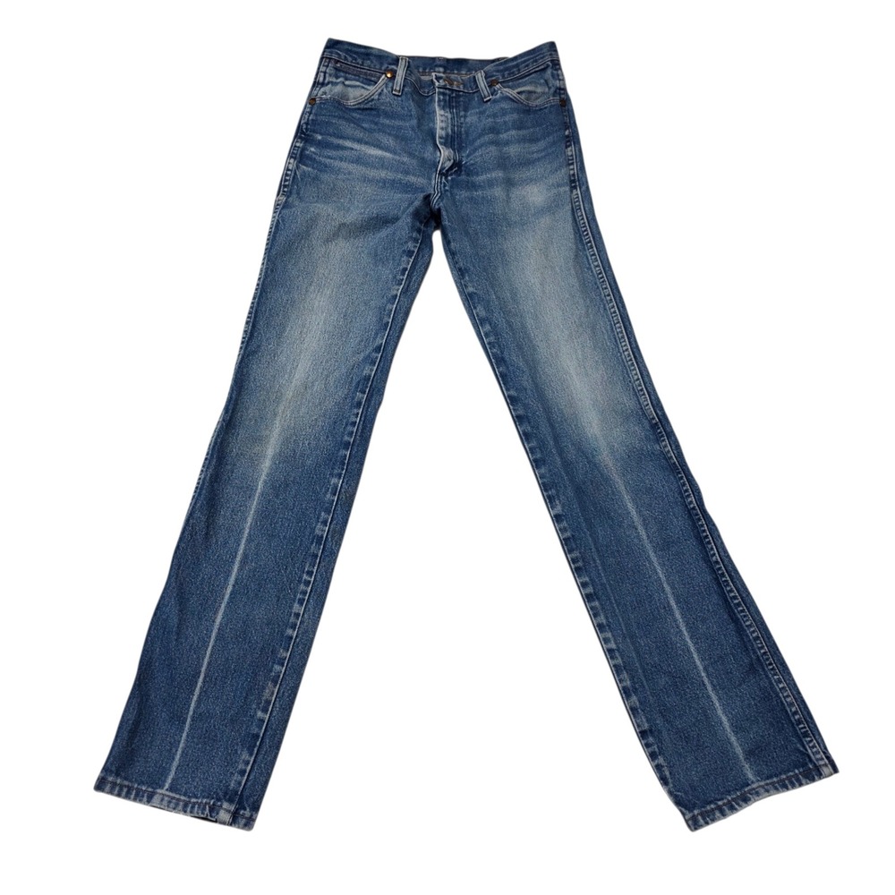 Wrangler Cowboy Cut Slim Fit Jeans Mens 31x34 Blue Denim 936PWD Western - Picture 8 of 8